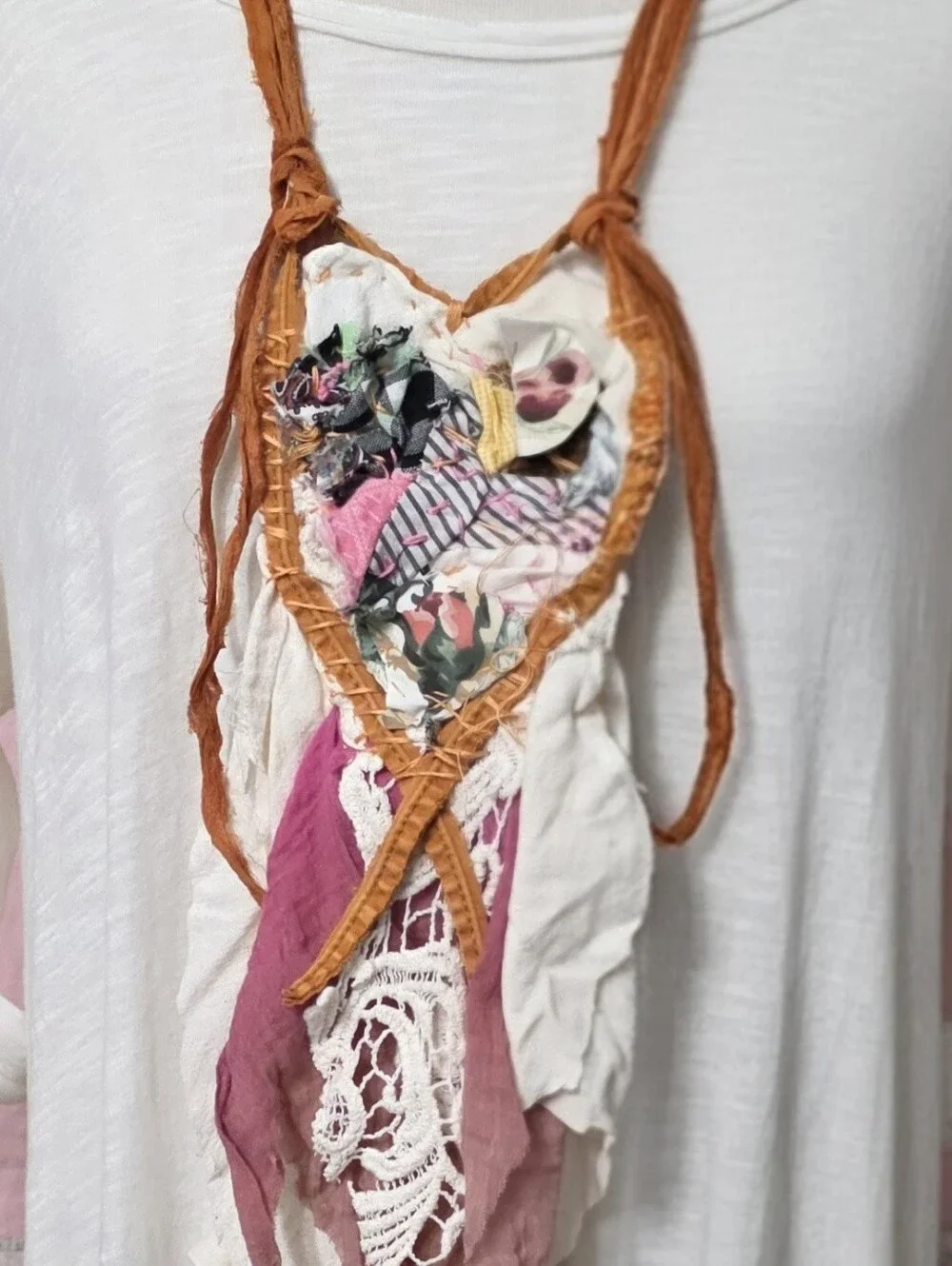 JABOT🩷 IN PROGRESS MOSSIE ANNA ARTISAN DESIGN🩷 NWT OOAK
